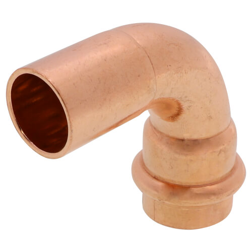 3/4" Press Copper 90° Street Elbow (FTG x Press)